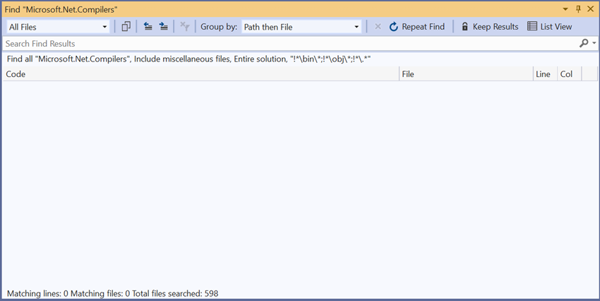 Could not find a part of the path ... bin\roslyn\csc.exe